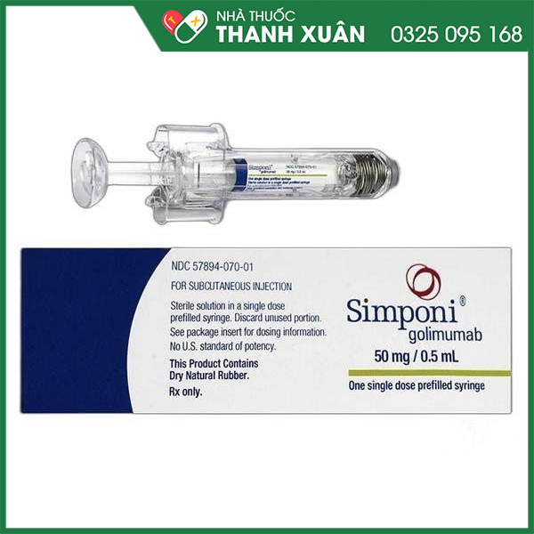 Simponi thuốc điều trị viêm khớp dạng thấp